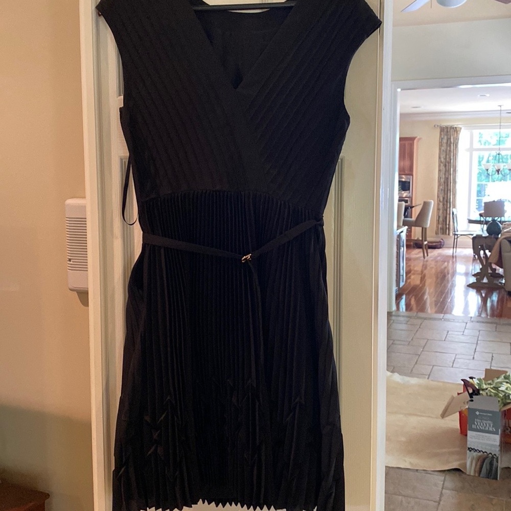 Ted baker little black dress. Can be worn two ways.  Scoop neck or v neck